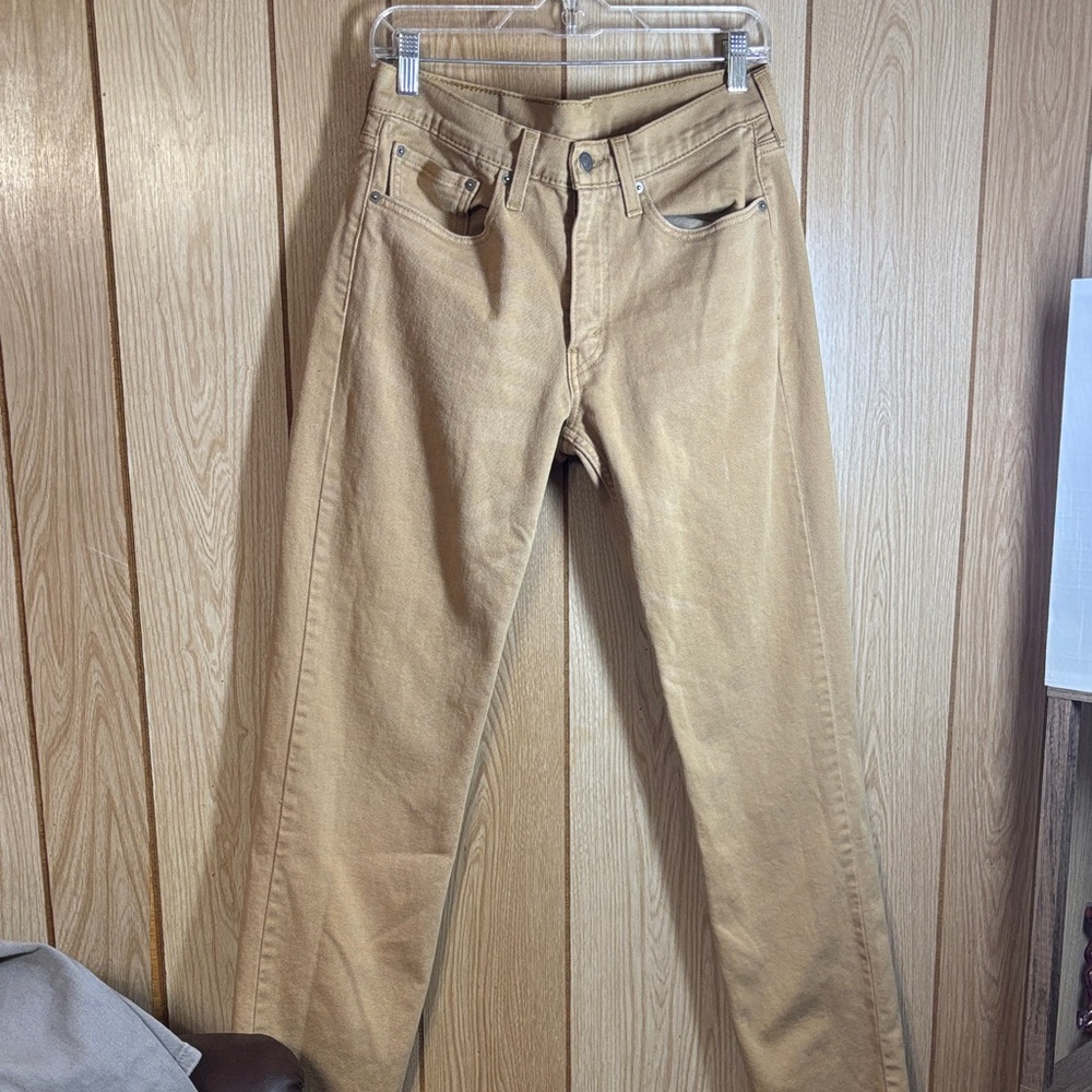 Levi's Men's Camel Straight Jeans